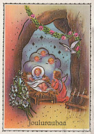 ÁNGEL Navidad Niño JESÚS Vintage Tarjeta Postal CPSM #PBP279.ES - Angels