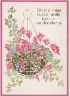 FLOWERS Vintage Ansichtskarte Postkarte CPSM #PAR002.DE - Fiori