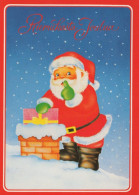 WEIHNACHTSMANN SANTA CLAUS WEIHNACHTSFERIEN Vintage Postkarte CPSM #PAJ721.DE - Santa Claus