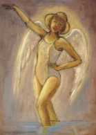 ENGEL WEIHNACHTSFERIEN Feiern & Feste Vintage Ansichtskarte Postkarte CPSM #PAH309.DE - Angels