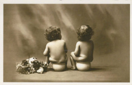 ENFANTS Portrait Vintage Carte Postale CPSMPF #PKG896.FR - Portretten