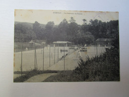 76 ETRETAT LES AMATEURS DE TENNIS COURTS JEUX - Etretat