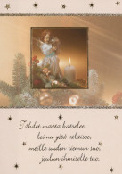 ANGELO Buon Anno Natale Vintage Cartolina CPSM #PAJ002.IT - Angeli