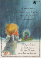 ANGELO Buon Anno Natale Vintage Cartolina CPSM #PAH566.IT - Anges