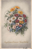 FLOWERS Vintage Ansichtskarte Postkarte CPA #PKE668.DE - Bloemen