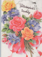 FLOWERS Vintage Ansichtskarte Postkarte CPSM #PBZ132.DE - Bloemen