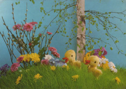 OSTERN HUHN EI Vintage Ansichtskarte Postkarte CPSM #PBO908.DE - Pasqua