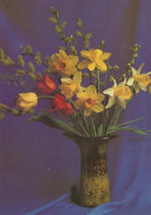 FIORI Vintage Cartolina CPSM #PBZ493.IT - Fleurs