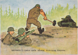 SOLDATI UMORISMO Militaria Vintage Cartolina CPSM #PBV947.IT - Humorísticas
