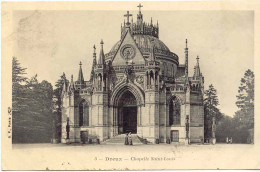 CPA - DREUX  - CHAPELLE SAINT LOUIS - PETITE ANIMATION (IMPECCABLE)  - Dreux