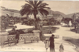 CPA - NICE - LE JARDIN PUBLIC (IMPECCABLE) - Parques, Jardines