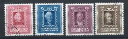 Liechtenstein N°182/85 Obl (FU) 1942 - Portraits De Princes - Oblitérés