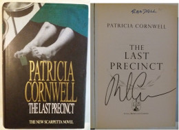 C1 Patricia CORNWELL The LAST PRECINCT Dedicace ENVOI SIGNED Hardback UK EO 2000 - Autres & Non Classés