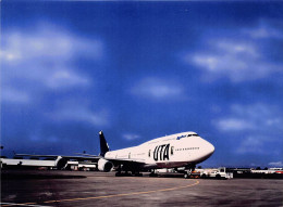 Boeing 747 - UTA - +/- 180 X 130 Mm. - - Aviation