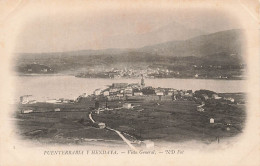 ESPAGNE - Fuenterrabia Y Hendaya - Vista General - N D Phot - Carte Postale Ancienne - Vari