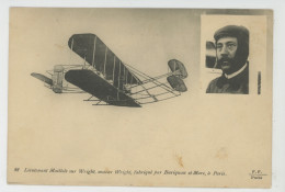 AVIATION - Lieutenant MAILLOLS Sur WRIGHT , Moteur WRIGHT , Fabriqué Par Bariquan Et Mare, à PARIS - ....-1914: Précurseurs