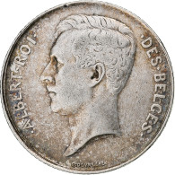 Belgique, Albert II, Franc, 1912, Bruxelles, Argent, TTB - 1 Franc