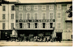 CPA.26.DRÔME.MONTÉLIMAR. HOTEL DU LOUVRE.BERNERON PROPRIÉTAIRE 5 AVENUE DE LA GARE. - Montelimar