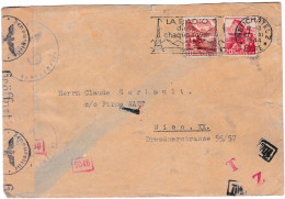 Suisse, Enveloppe De Neuchatel Pour Wien Avec Marque De Censure - Lettres & Documents
