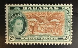 Bahamas 1964 2d Straw Work New Watermark MNH - 1963-1973 Autonomie Interne