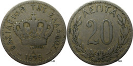 Grèce - Royaume - Georges Ier - 20 Lepta 1895 A - TB/VF25 - Mon4953 - Grèce