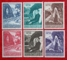 100 Anniv Revelation Lourdes 1958 Mi 282-287 Yv 251-256 Ongebruikt / MH * VATICANO VATICAN VATICAAN - Unused Stamps