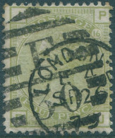 Great Britain 1873 SG153 4d Sage-green QV JPPJ FU - Otros & Sin Clasificación