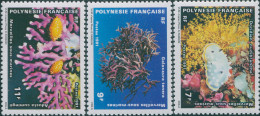 French Polynesia 1991 Sc#557-559,SG607-609 Undersea Wonders Set MNH - Altri & Non Classificati