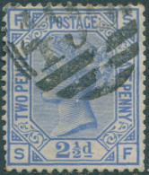 Great Britain 1881 SG157 2½d  Blue QV FSSF FU - Sonstige & Ohne Zuordnung