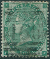 Great Britain 1870 SG90 1/- Green QV Plate 1 FIIF FU - Other & Unclassified