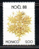 MONACO 1988 CHRISTMAS NOEL WEIHNACHTEN NATALE NAVIDAD 2fr MNH - Ungebraucht