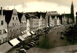 73854577 Landshut  Isar Blick Von Der Unteren Altstadt Auf Die St Martinskirche  - Landshut