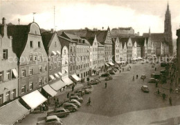 73854576 Landshut  Isar Blick Von Der Unteren Altstadt Auf Die St Martinskirche  - Landshut