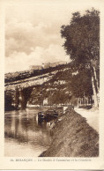 CPA - BESANCON - BORDS DU DOUBS AU PONT DE VELOTTE - Isle Sur Le Doubs