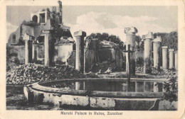 CPA / TANZANIE / ZANZIBAR / MARUBI PALACE IN RUINS - Tanzanie