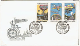 Enveloppe 1er Jour Tchécoslovaquie Exposition Philatélique De Prague - Aviation 1968 - FDC