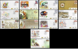 INDIA 2023 AMRITPEX SET OF 14 SPECIAL COVER ISSUED BY INDIA POST USED RARE (STAMPS MAY BE CHANGED AS I HAVE MANY) - Briefe U. Dokumente