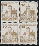 Berlin Mi.Nr.534 - Burgen Und Schlösser - Burg Ludwigstein - 4er Block - Postfrisch - Ungebraucht