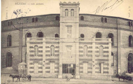 CPA - BEZIERS - LES ARENES (VOIR ATTELAGES) CARTE PRECURSEUR 1904 - Beziers