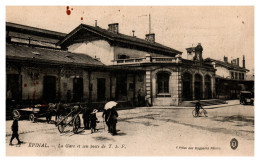 Epinal - La Gare Et Son Poste De TSF (vue 1) - Epinal