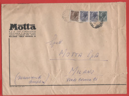 ITALIA - Storia Postale Repubblica - 1959 - 3x 15 Antica Moneta Siracusana + 20 Antica Moneta Siracusana  - Viaggiata Da - 1946-60: Storia Postale