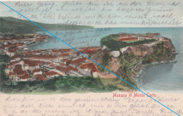 Ak Monaci Et Monte Carlo 1902 Nach Pirna - Monte-Carlo