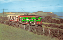 R518964 Manx Electric Railway. I. O. M. Maughold Head And Lighthouse Between Lax - Mondo