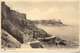 CPA - DINARD - PROMENADE DU MOULINET - VUE SUR LA MALOUINE) - Dinard