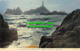 R519098 Jersey. Channel Islands. La Corbiere By Moonlight. Tuck. Rapholette Seri - Mondo