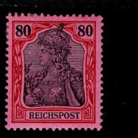 Deutsches Reich 62 Germania Mint MLH * - Unused Stamps