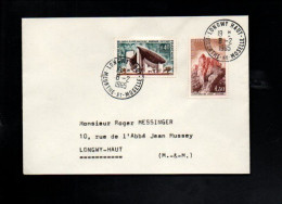 AFFRANCHISSEMENT COMPOSE SUR LETTRE DELONGWY HAUT 1965 - Postal Rates