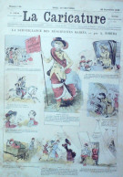 La Caricature 1882 N°144 Surveillance Des Réservistes Mariés Robida Loys Casablanca - Zeitschriften - Vor 1900