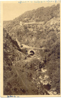 CPA -  GIMEL - LES GORGES ET LE PONT - CHEMIN DES CASCADES - Autres & Non Classés