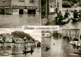 73854191 Passau Hochwasser 1965 Itzstadt Rathausplatz Schlauchboot  Passau - Passau